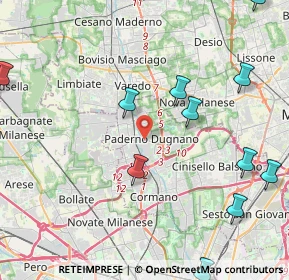 Mappa , 20037 Paderno Dugnano MI, Italia (5.68917)