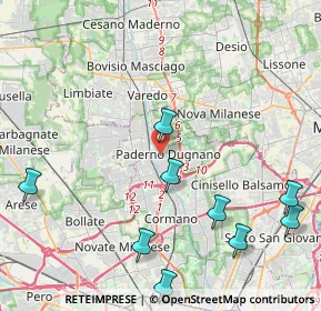 Mappa , 20037 Paderno Dugnano MI, Italia (5.83636)