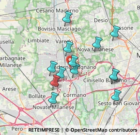 Mappa , 20037 Paderno Dugnano MI, Italia (3.46615)