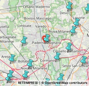 Mappa , 20037 Paderno Dugnano MI, Italia (6.8095)