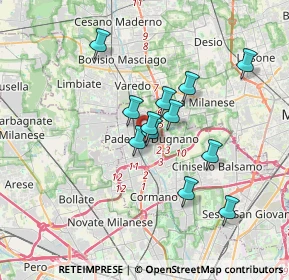 Mappa , 20037 Paderno Dugnano MI, Italia (2.81167)