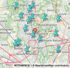 Mappa , 20037 Paderno Dugnano MI, Italia (4.23875)