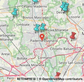 Mappa , 20037 Paderno Dugnano MI, Italia (5.97273)