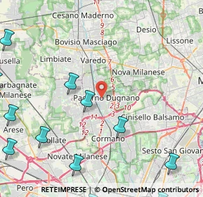 Mappa , 20037 Paderno Dugnano MI, Italia (6.61833)