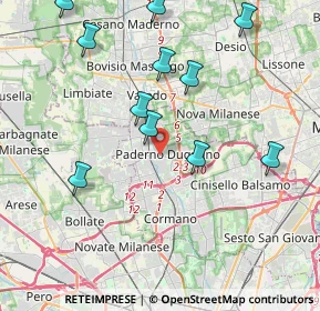 Mappa , 20037 Paderno Dugnano MI, Italia (4.38909)