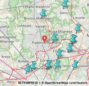 Mappa , 20037 Paderno Dugnano MI, Italia (4.90643)