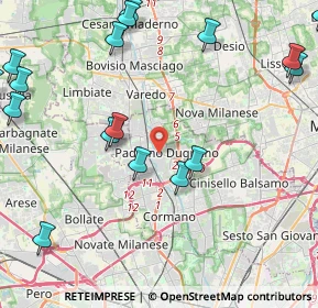 Mappa , 20037 Paderno Dugnano MI, Italia (5.91722)