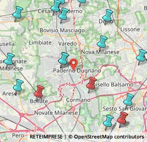 Mappa , 20037 Paderno Dugnano MI, Italia (5.9165)