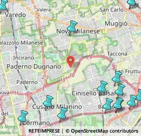Mappa Via Lodi, 20037 Paderno Dugnano MI, Italia (3.468)