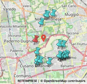 Mappa Via Lodi, 20037 Paderno Dugnano MI, Italia (2.00368)