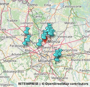 Mappa Via Lodi, 20037 Paderno Dugnano MI, Italia (9.08077)