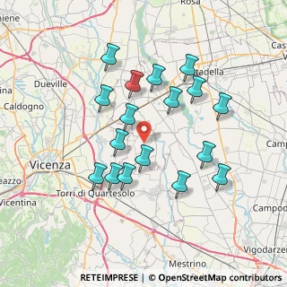 Mappa 35010 Gazzo PD, Italia (6.75824)