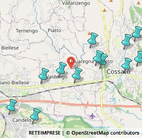 Mappa Via Eroi D'Africa, 13855 Valdengo BI, Italia (2.42)
