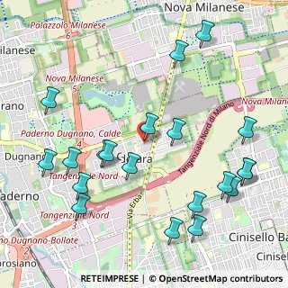 Mappa Via Federico Chopin, 20037 Paderno Dugnano MI, Italia (1.231)
