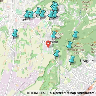 Mappa Via Donatori di Sangue, 25060 Cellatica BS, Italia (1.339)
