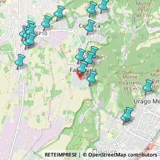 Mappa Via Donatori di Sangue, 25060 Cellatica BS, Italia (1.353)