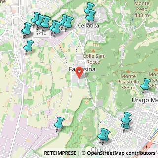 Mappa Via Donatori di Sangue, 25060 Cellatica BS, Italia (1.6585)