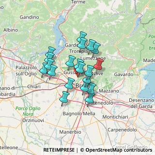 Mappa Via Donatori di Sangue, 25060 Cellatica BS, Italia (9.852)