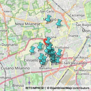 Mappa Via Giuseppe Giacosa, 20835 Muggiò MB, Italia (1.428)