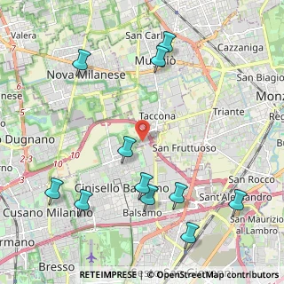Mappa Via Giuseppe Giacosa, 20835 Muggiò MB, Italia (2.54182)