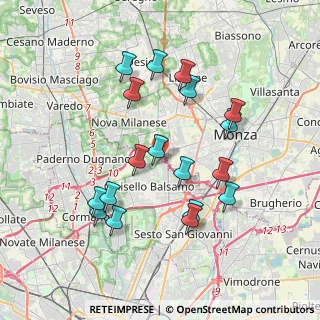 Mappa Via Giuseppe Giacosa, 20835 Muggiò MB, Italia (3.65389)