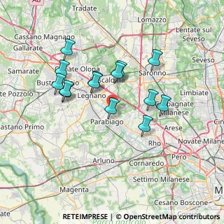 Mappa Via Sempione, 20015 Parabiago MI, Italia (6.45571)