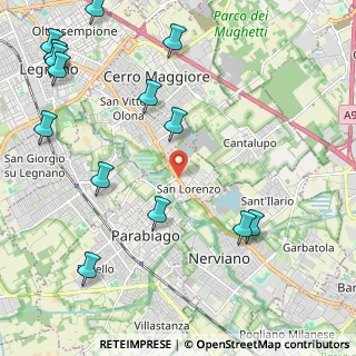Mappa Via Sempione, 20015 Parabiago MI, Italia (2.944)