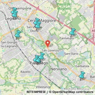 Mappa Via Sempione, 20015 Parabiago MI, Italia (2.82455)