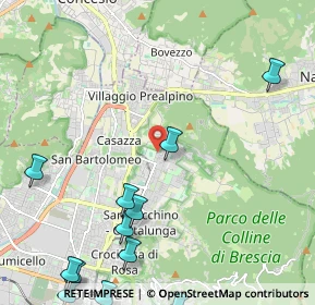 Mappa Via Giuseppe Verginella, 25133 Brescia BS, Italia (3.095)