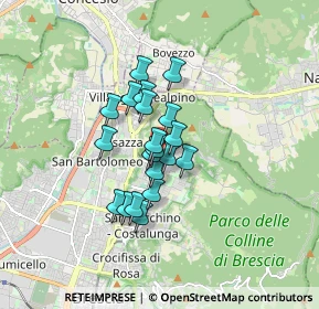 Mappa Via Giuseppe Verginella, 25133 Brescia BS, Italia (1.133)