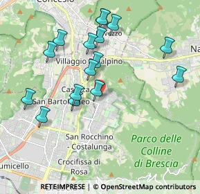 Mappa Via Giuseppe Verginella, 25133 Brescia BS, Italia (1.97688)