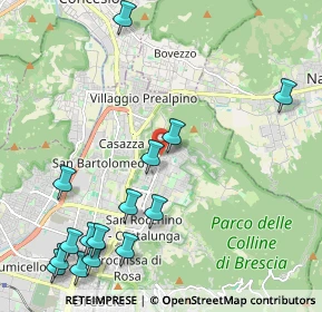 Mappa Via Giuseppe Verginella, 25133 Brescia BS, Italia (2.70467)