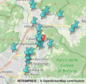 Mappa Via Giuseppe Verginella, 25133 Brescia BS, Italia (1.975)