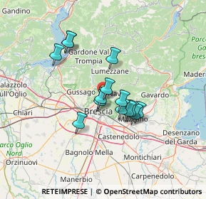 Mappa Via Giuseppe Verginella, 25133 Brescia BS, Italia (10.08714)