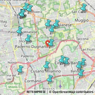 Mappa Via Antonio Vivaldi, 20037 Paderno Dugnano MI, Italia (2.812)