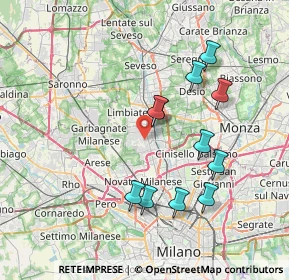 Mappa Via Gran Sasso, 20037 Paderno Dugnano MI, Italia (7.10182)