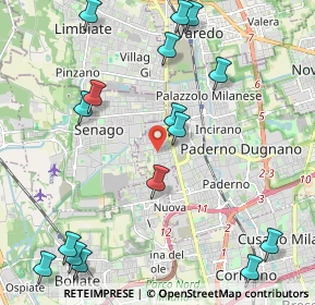 Mappa Via Gran Sasso, 20037 Paderno Dugnano MI, Italia (2.67313)