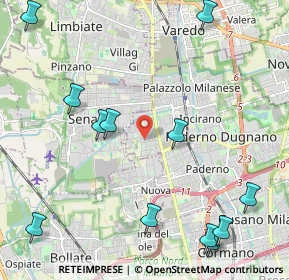 Mappa Via Gran Sasso, 20037 Paderno Dugnano MI, Italia (2.78)