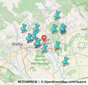 Mappa Via Barazze, 13836 Cossato BI, Italia (5.84571)