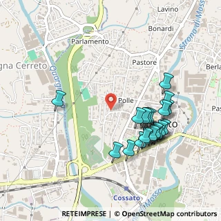 Mappa Via Barazze, 13836 Cossato BI, Italia (0.485)