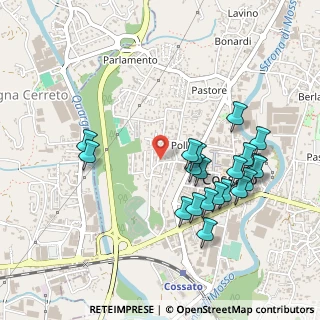 Mappa Via Barazze, 13836 Cossato BI, Italia (0.4905)