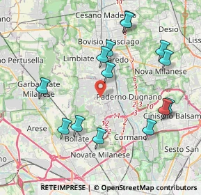 Mappa Via Monte Cimone, 20037 Paderno Dugnano MI, Italia (4.20286)