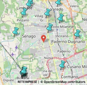 Mappa Via Monte Cimone, 20037 Paderno Dugnano MI, Italia (3.01688)