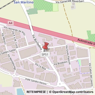 Mappa Via Bonfadina, 15, 25046 Cazzago San Martino, Brescia (Lombardia)
