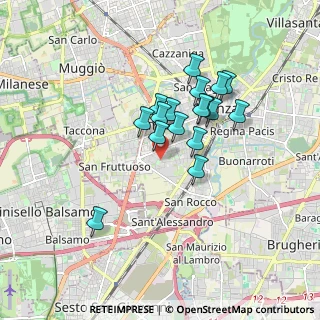 Mappa Via Lucania, 20052 Monza MB, Italia (1.37412)
