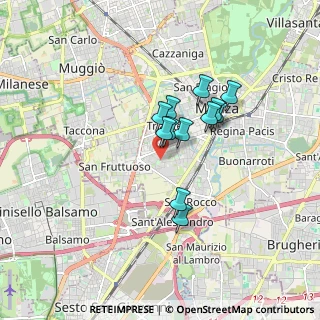 Mappa Via Lucania, 20052 Monza MB, Italia (1.23917)