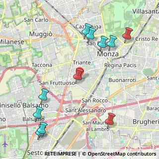 Mappa Via Lucania, 20052 Monza MB, Italia (2.56818)