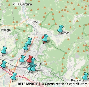 Mappa Via Franco Filippo Bagna, 25133 Brescia BS, Italia (5.71429)