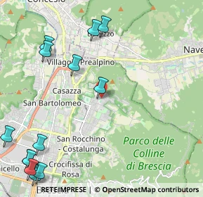 Mappa Via Franco Filippo Bagna, 25133 Brescia BS, Italia (3.03538)