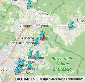 Mappa Via Franco Filippo Bagna, 25133 Brescia BS, Italia (2.54545)